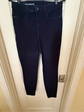 TALBOTS FLAWLESS COLLECTION HI WAIST DARK DENIM JEGGING ANKLE SZ 8